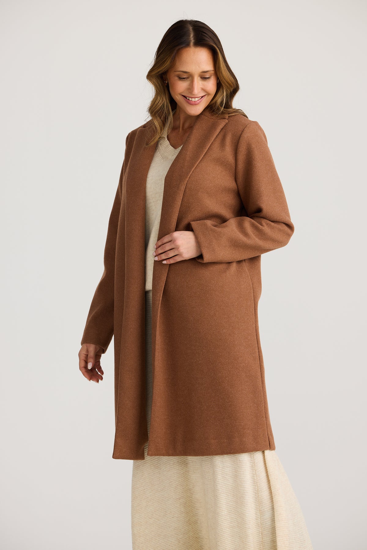 Brave & True | Bella Coat - Chestnut