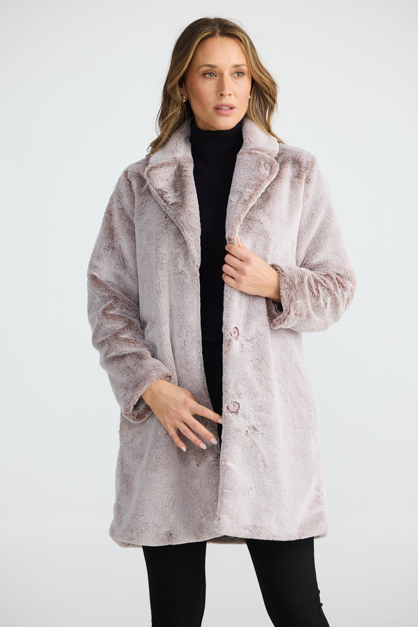 Brave & True | Jungle Coat - Taupe