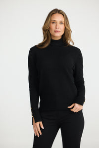 Brave + True | Pilot Knit Top - Black