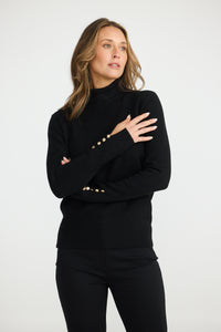 Brave + True | Pilot Knit Top - Black
