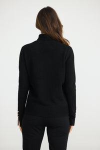 Brave + True | Pilot Knit Top - Black