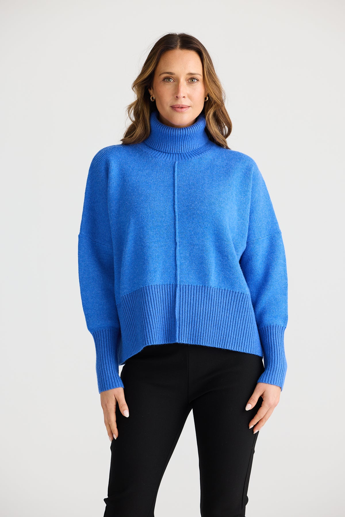 Brave + True | Sophie Knit Jumper - Mediterranean Blue