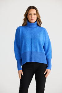 Brave + True | Sophie Knit Jumper - Mediterranean Blue