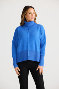 Brave + True | Sophie Knit Jumper - Mediterranean Blue