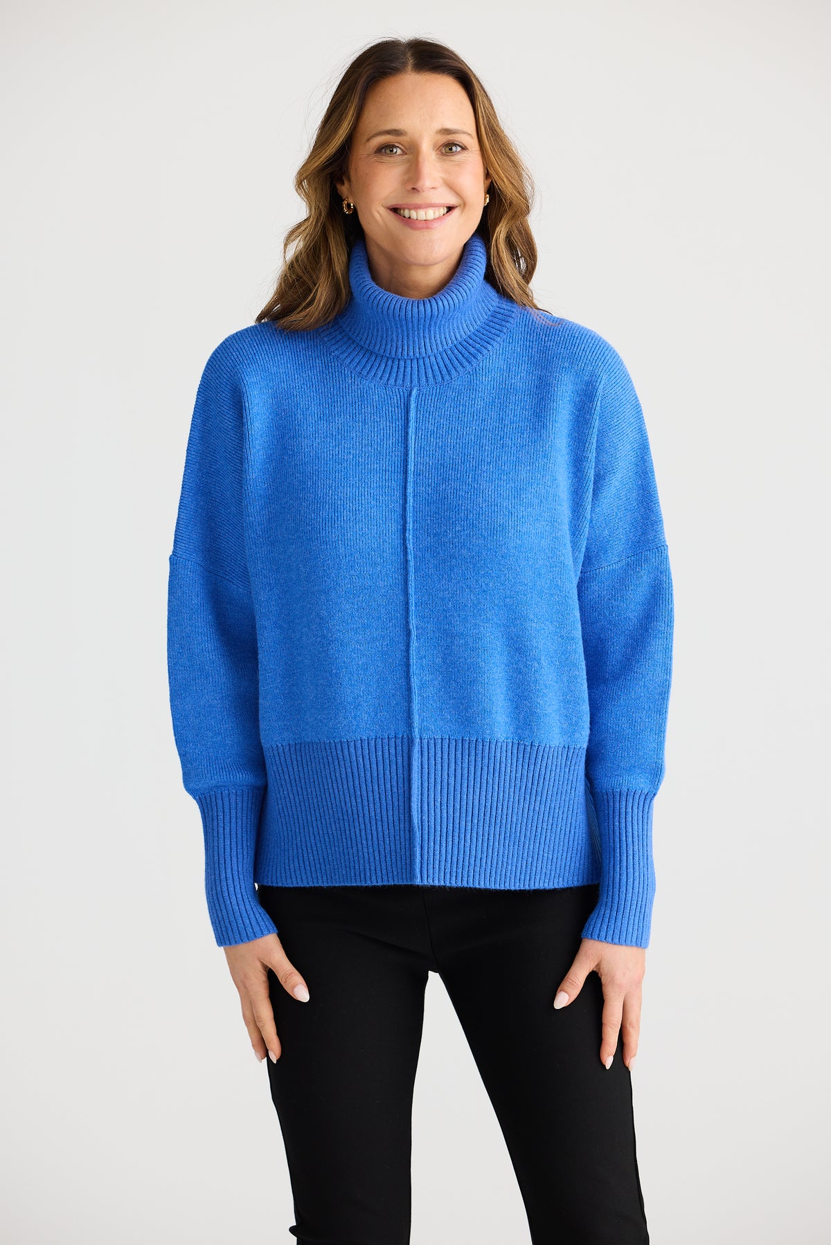 Brave + True | Sophie Knit Jumper - Mediterranean Blue