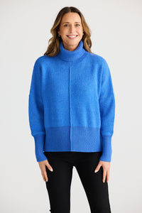 Brave + True | Sophie Knit Jumper - Mediterranean Blue