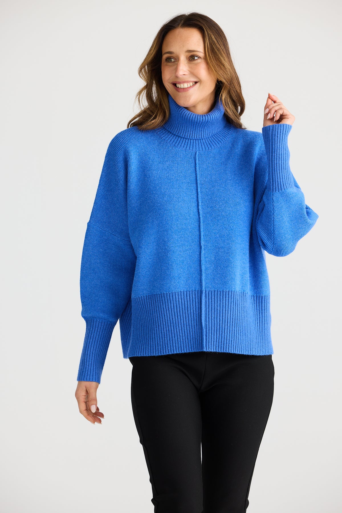 Brave + True | Sophie Knit Jumper - Mediterranean Blue