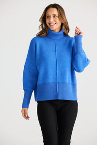 Brave + True | Sophie Knit Jumper - Mediterranean Blue