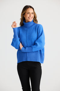 Brave + True | Sophie Knit Jumper - Mediterranean Blue