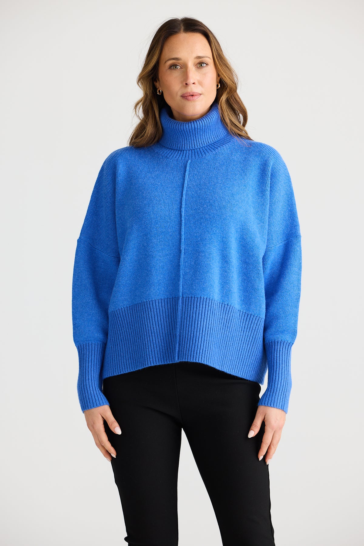 Brave + True | Sophie Knit Jumper - Mediterranean Blue