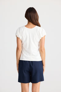 Brave & True | Charli Tee - White