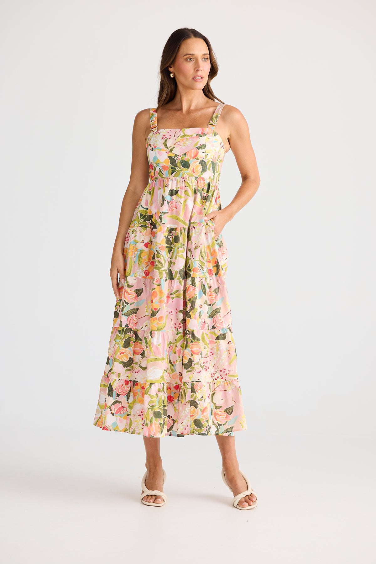 Brave + True | Gelato Midi Dress - Zoe's Garden