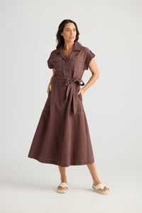 Brave + True | Portia Dress - Chocolate
