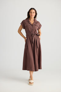 Brave + True | Portia Dress - Chocolate