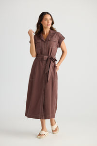 Brave + True | Portia Dress - Chocolate