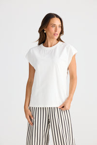 Brave & True | Michel T-Shirt - White