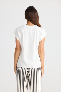 Brave & True | Michel T-Shirt - White