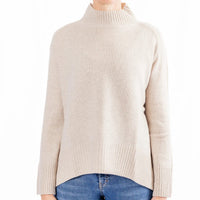 Bow & Arrow | Oatmeal Polo Neck Jumper