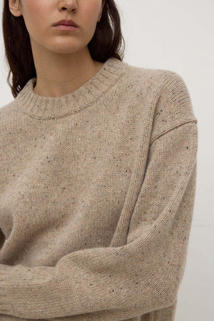 Assembly Label | Beau Merino Wool Knit - Stone Marle