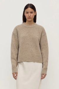 Assembly Label | Beau Merino Wool Knit - Stone Marle