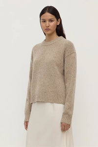 Assembly Label | Beau Merino Wool Knit - Stone Marle