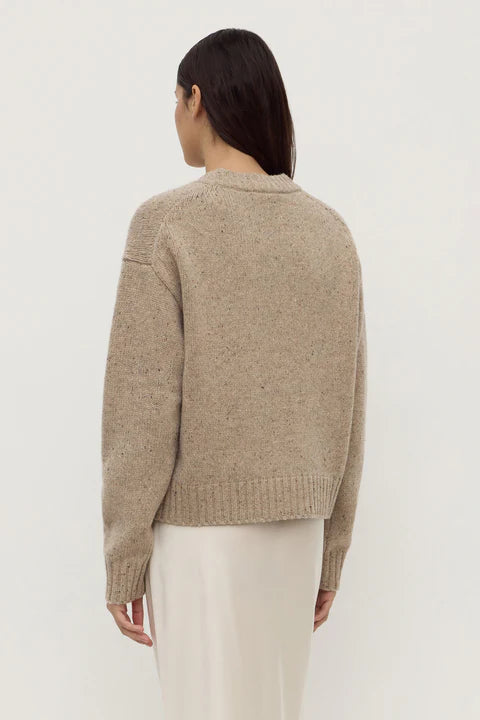 Assembly Label | Beau Merino Wool Knit - Stone Marle