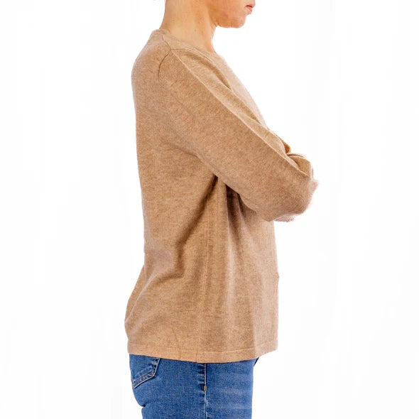 Bow & Arrow | Camel Bell Sleeve Jumper