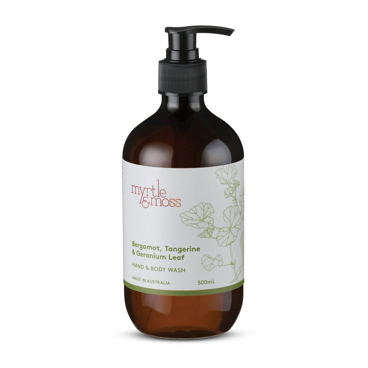 Myrtle & Moss | Bergamot, Tangerine & Geranium Leaf Hand & Body Wash