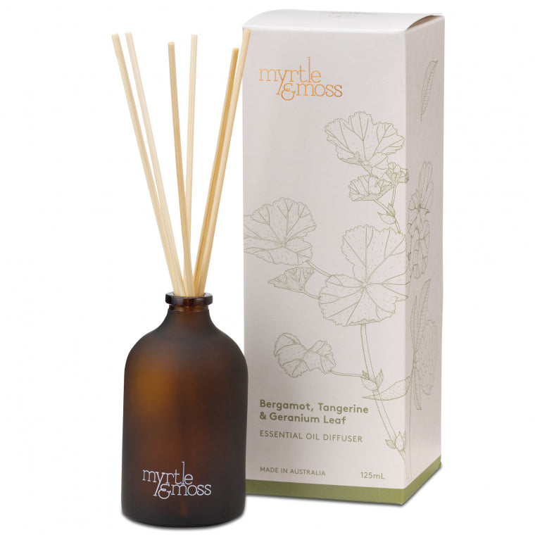 Myrtle & Moss | Bergamot, Tangerine & Geranium Leaf Diffuser