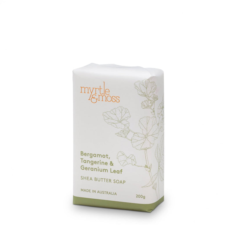 Myrtle & Moss | Bergamot, Tangerine & Geranium Leaf Soap