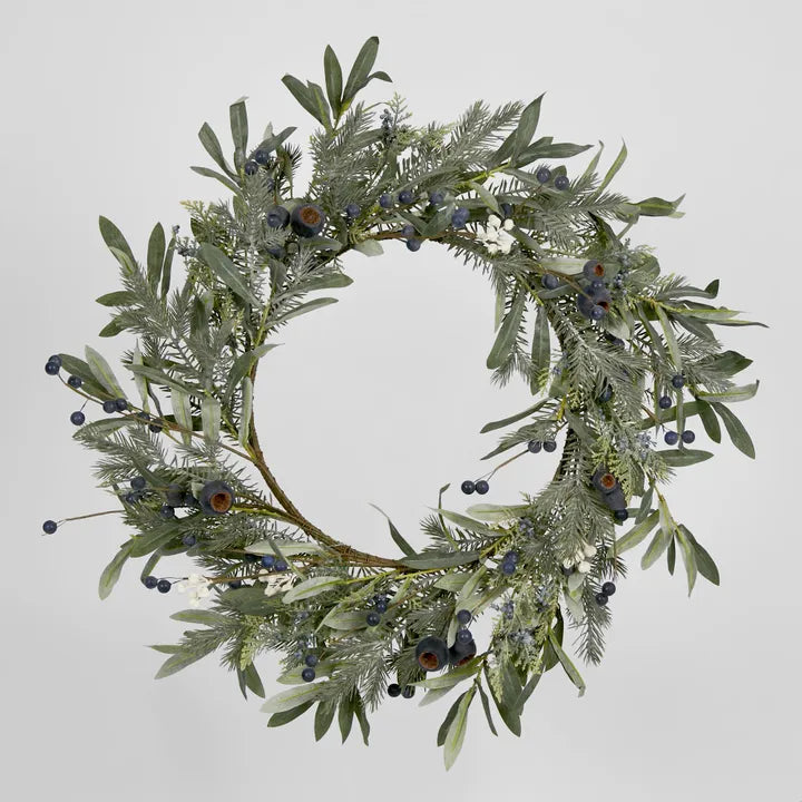 Blue Berry Wreath