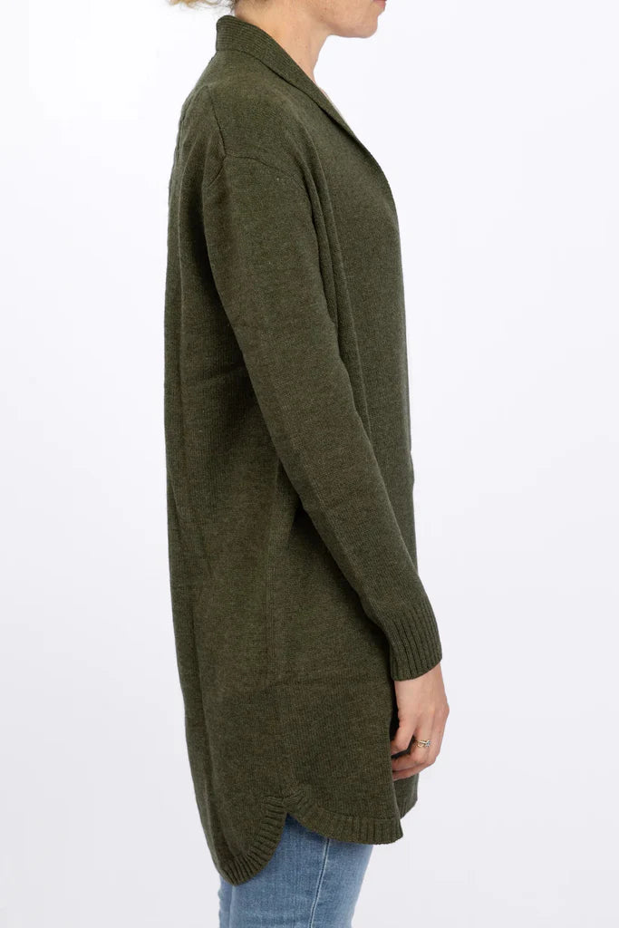 Bow & Arrow | Khaki Cable Cardigan