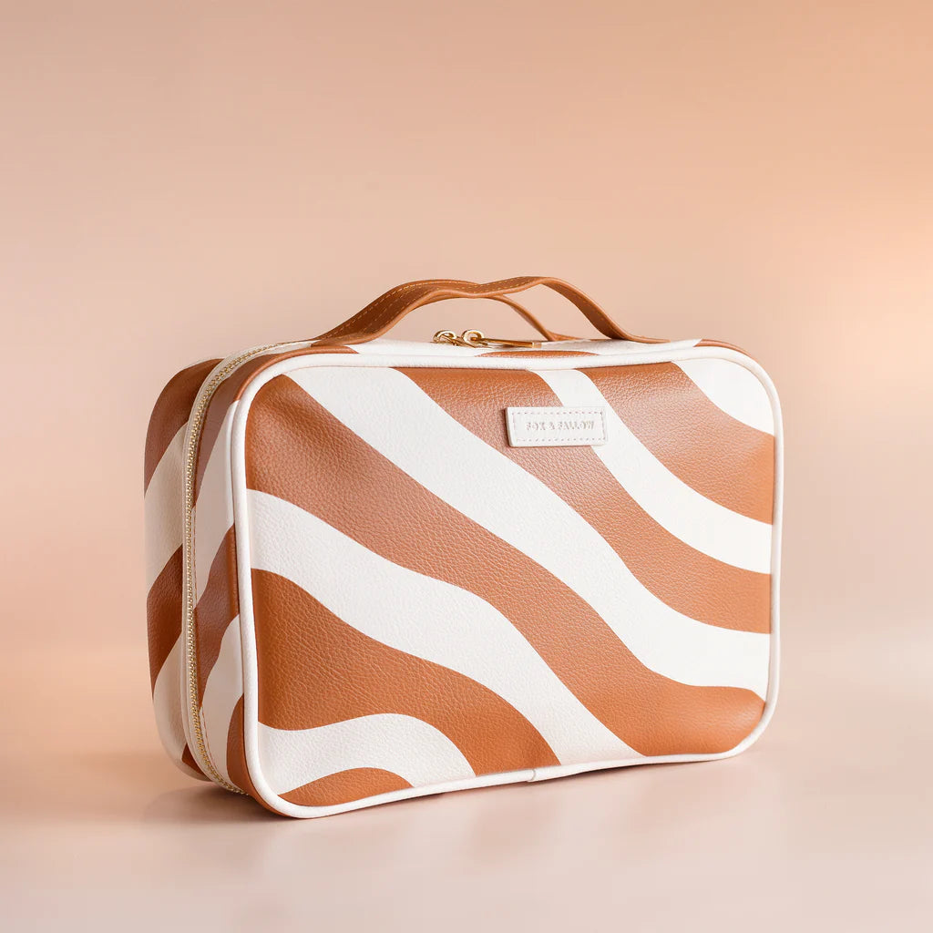 Fox + Fallow | Rust Swirl Cosmetic Bag