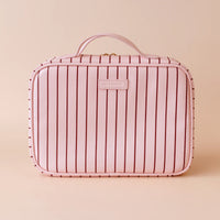 Fox + Fallow | Rosé Pinstripe Cosmetic Bag