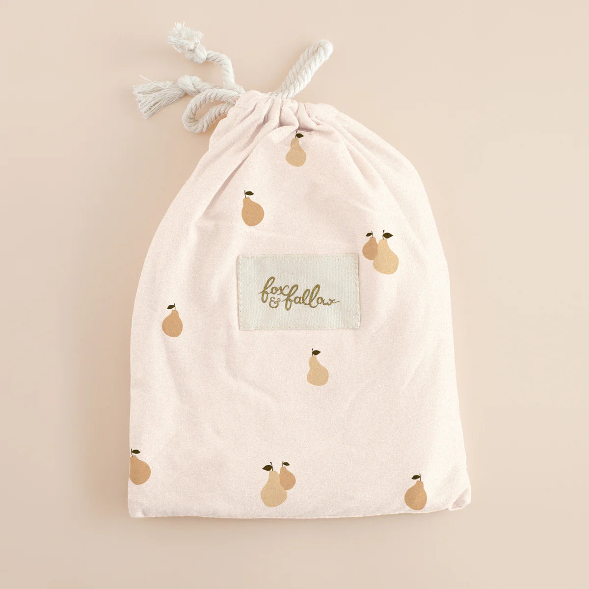 Fox & Fallow | Golden Pears Organic Fitted Cot Sheets