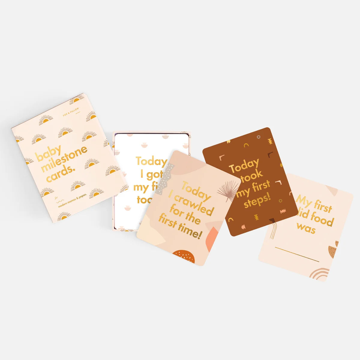 Fox & Fallow | Baby Milestone Cards - Boho