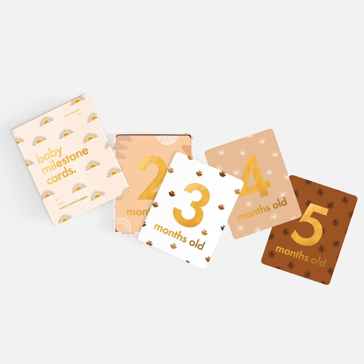 Fox & Fallow | Baby Milestone Cards - Boho