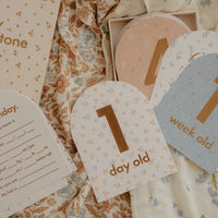 Fox & Fallow | Baby Milestone Cards - Broderie