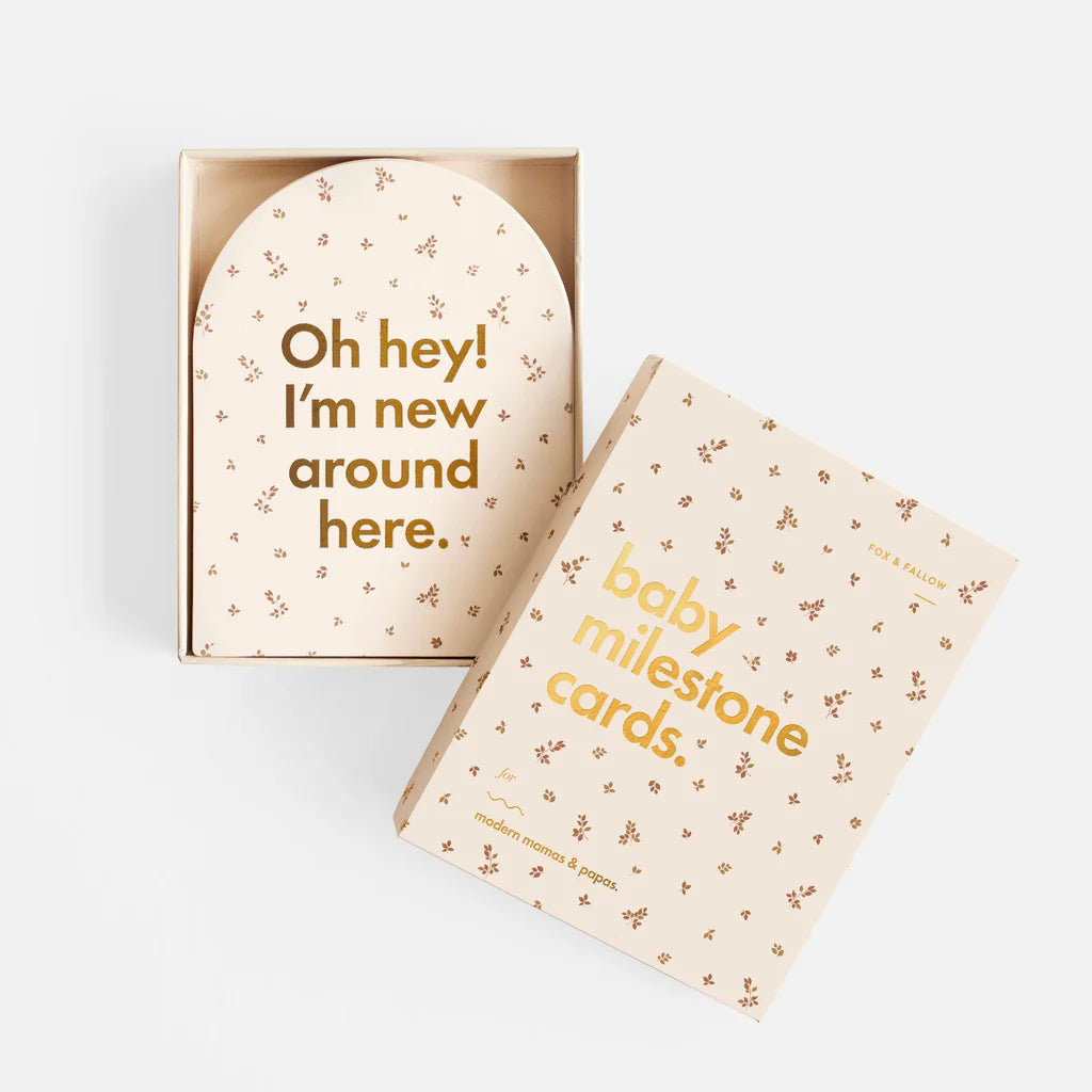 Fox & Fallow | Baby Milestone Cards - Broderie