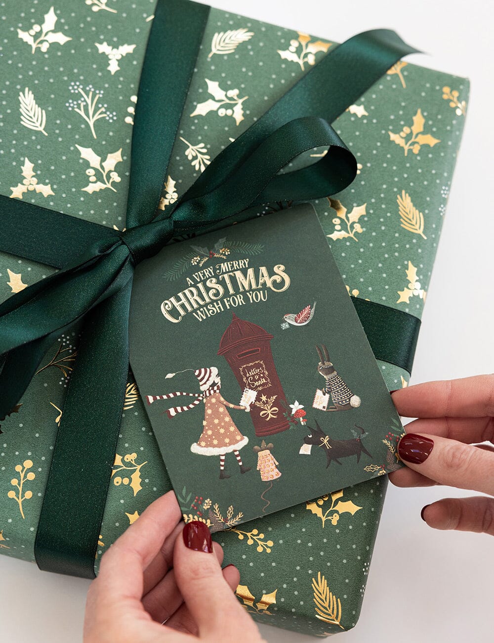 "A VERY MERRY CHRISTMAS WISH FOR YOU" CHRISTMAS CARD