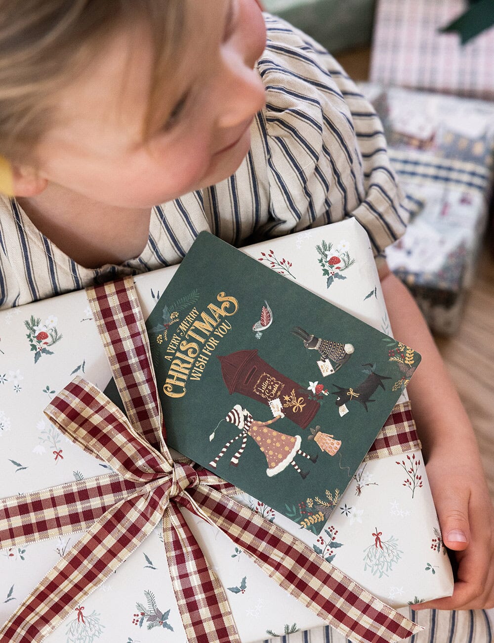 "A VERY MERRY CHRISTMAS WISH FOR YOU" CHRISTMAS CARD