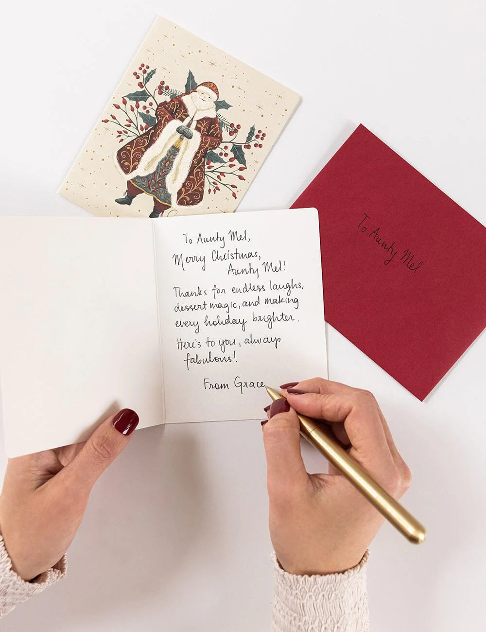 Santa Claus Christmas Card