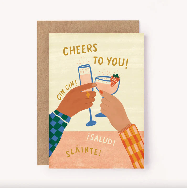 "Cheers to You!" Cocktails - Birthday Card