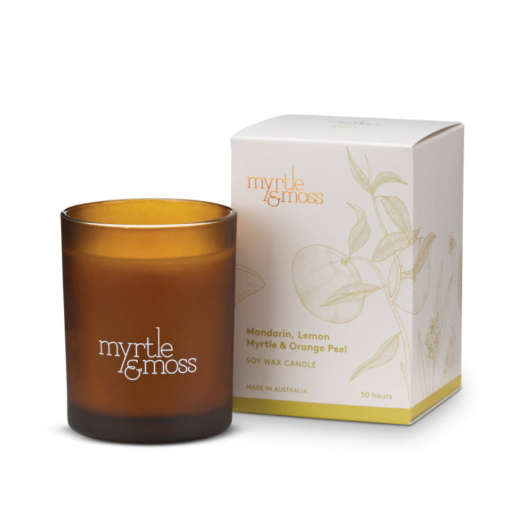 Myrtle & Moss | Mandarin, Lemon Myrtle & Orange Peel Candle