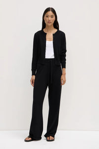 Assembly Label | Cotton Cashmere Lounge Pant - Black