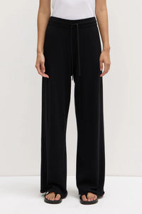 Assembly Label | Cotton Cashmere Lounge Pant - Black