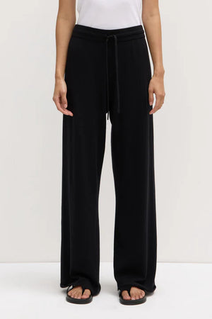 Assembly Label | Cotton Cashmere Lounge Pant - Black
