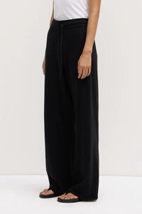 Assembly Label | Cotton Cashmere Lounge Pant - Black