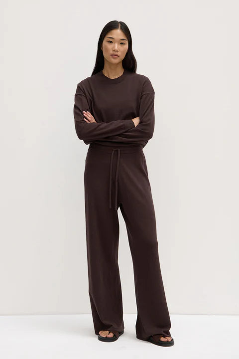 Assembly Label | Cotton Cashmere Lounge Pant - Ganache