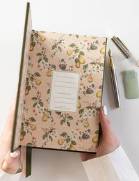 2025 Petite Linen Bound Planner - Hunter Green